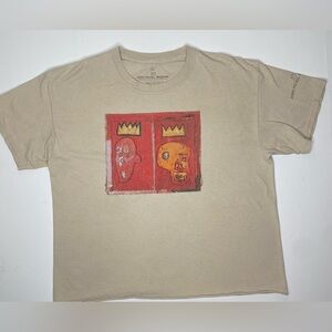 Jean-Michel Basquait Short Sleeve Graohic Tee Sz Lg